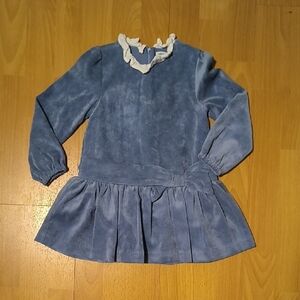 Mayoral | Blue Velvet Kids Formal Dress
